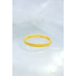 MJ Jewellery 375/9K Gold Minimalist Ring C71
