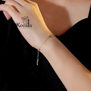 Gelang Hati Titanium Simpel Minimalis Perhiasan Wanita Cantik Model Kekinian Aestethic Terbaru