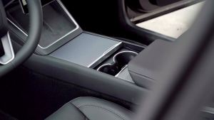 LUCKEASY | Hộp Đựng Cốc Xe Tesla Model Y Juniper/Launch 2025 Chất Liệu TPE Phụ Kiện Nội Thất Bảng Điều Khiển Trung Tâm Hộp Đựng Đồ Uống Chống Trầy Xước Chống Sốc