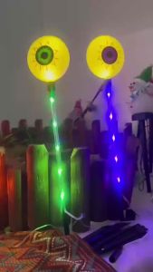 Others | 6pcs Solar LED Halloween Lights Pumpkin Eyeball Pathway Lights for Outdoor Patio Garden Lawn Decor Holiday Lights Waterproof