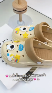ใหม่ รองเท้าแตะ รองเท้าแตะพื้นหนานุ่ม รองเท้าใส่สบาย เสริมส้น 6 ซม สามารถใส่ได้ทุกโอกาส มีตัวติดการ์ตูนให้เลือกเยอะมาก เป็นงาน DAY แนะนำเผื่อ 1 ไซส์