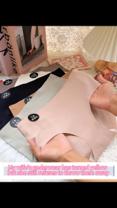 FallSweet 6Pcs/Pack! Panties Set 7A Mulberry Silk Milk Underwear Womens Mid-Waist One Piece Seamless Underpant Non-Wedgie Fitness Yoga Sports Ladies Briefs