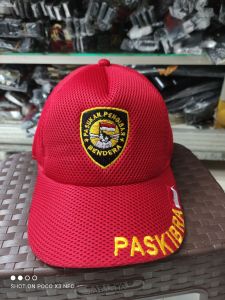 Topi paskibra jaring tebal