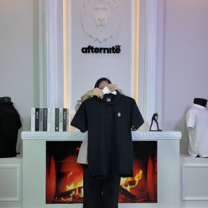 AFTERNITE - Kaos Distro Polo Shirt Premium Atasan Pria Dewasa Berkerah Hitam #4