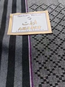 SORBAN HAJI ARAFAT MOTIF LIST BINTIK SURBAN TERMURAH BAHAN BERKUALITAS