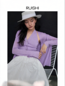 epoque de rueen | New Acetate Long Sleeve Knit Cardigan Set