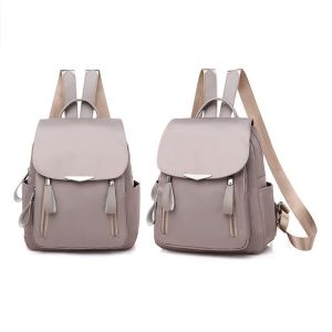GStar Korean Backpack Woman New Fashion School Bags Girls Casual Travel Bags Large Capacity Double Zipper Leisure Nylon BagPack Waterproof Perempuan Wanita Daypack