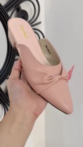 Sandal Wanita Kekinian Mules Heels /Hak 3 cm Termurah PITA DYO