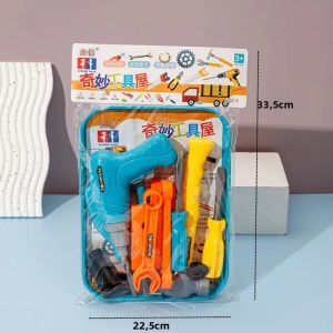 Bộ Dụng Cụ Sửa Chữa Đồ Chơi Tự Làm Cho Trẻ Em Dành Cho Bé Trai Bộ Dụng Cụ Bảo Trì Bằng Nhựa An Toàn Với Búa Tuốc Nơ Vít Món Quà Lý Tưởng Cho Lứa Tuổi 3-12