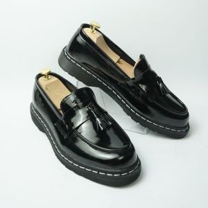 Sepatu Formal Pria Wanita Glossy / Sepatu Loafers Pantovel Cocok Untuk Kondangan Kerja Kantoran