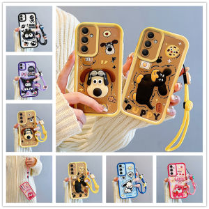 ปลอกสำหรับ Samsung Galaxy A15 A05s A05 A54 A34 A24 A14 LTE 4G 5G เคส Phone Case ตุ๊กตา กระบวนการ์ตูนสามมิติน่ารัก เคสโทรศัพท์มีสายคล้องสั้น ปกป้องเลนส์ 2024