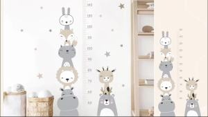 Easter Bunny Wall Sticker Cute Rabbit Family Nursery Wall Decals Kids Room Bathroom Vinyl Wall Art Baby Room Decor Spring Easter