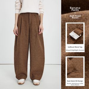 Navigare | Slimming High-Waist Winter Banana Pants