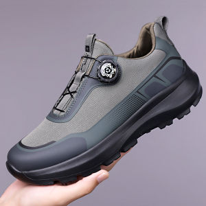 Mens Outdoor Casual Running Shoes Winter Anti-Odor Hiking Mountaineering Shoes Anti-Slip Wear-Resistant Soft Bottom Leisure Running Shoes
