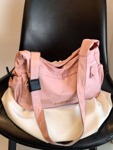 Large Capacity Oxford Cloth Tote Bag Womens Casual Underarm Bag Fashionable Minimalist Trendy Handbag for Young Adults