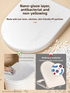 SUNINLIFE | Universal Thickened Slow Close Toilet Seat