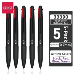 deli | Multi-color Retractable Oil-based Ballpoint Pen 0.7mm
