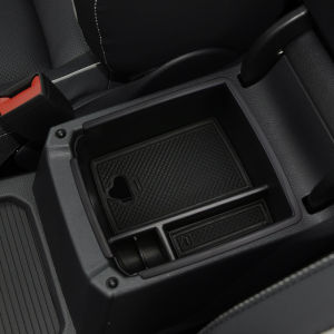 Car Center Armrest Storage Box Tray for Volkswagen VW Tiguan Mk2 2016 - 2023 Container Organizer Accessories