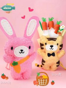 Avenir DIY Handmade Doll Fabric Art Project Toy for Children Sewing Doll Material Kit Creative Learning Plaything