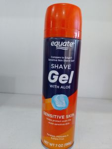 Equate shave gel with vitamin E extra moisturizing paraben free (198g)U.S.A