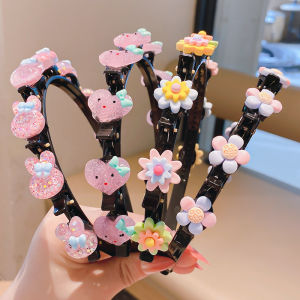 เครื่องประดับผมสำหรับเด็ก เครื่องประดับผมแบบมีสายรัด กิ๊บติดผมแบบป้องกันการลื่นสำหรับเด็กผู้หญิง เครื่องประดับผมแบบไม่ทำลายผม หน้าม้าสำหรับเด็กผู้หญิง