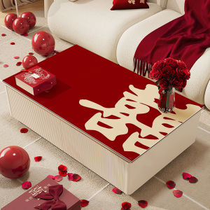 BEIAISI | Waterproof Oil-Resistant Red Table Mat