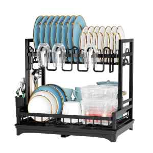 Yuanyi | Stainless Steel Dish Drainer Drying Rack with Water Tray