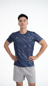 Áo thun nam Tshirt chạy bộ Airflow Luman Line áo thể thao running siêu nhẹ thoáng khí thấm hút tốt Coolmate