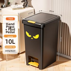 MEIZHUFU | Pedal Household Trash Bin High Capacity
