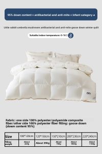 Mercury | Antibacterial White Goose Down Quilt