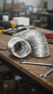 Aluminum Flexible Duct Hose Expandable Up to 10M | Ventilation Air Duct Pipe 100–500mm | HVAC Exhaust Vent Tube