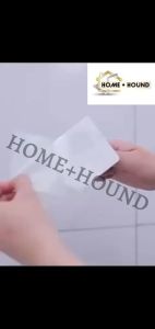 CAG 1PC  7 x 7 cm Hooks Wall Sticker Transparent Multifunctional Sticker Home Kitchen Organized