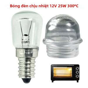 12V 25W E14 Chịu Nhiệt Độ Cao Lò Nướng Bóng Cho Tủ Lạnh Nhà Bếp Tủ Lạnh Và Máy May Đèn Thay Thế