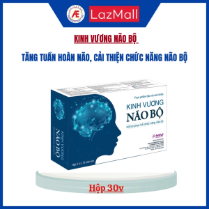 Kinh Vương Não Bộ giúp hoạt huyết tăng cường tuần hoàn não Hộp 30 viên DƯỢC PHẨM Á ÂU