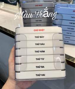 Hộp chia Thuốc 7 ngày 3 ngăn tiện dụng