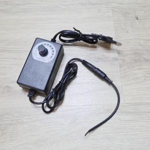 Bộ Adapter Núm Điều Chỉnh AC 3V-12V 2A Đa Năng AC/DC 100_220V Đi Kèm Jack Nguồn DC Đầu Cái 5.5x2.1mm