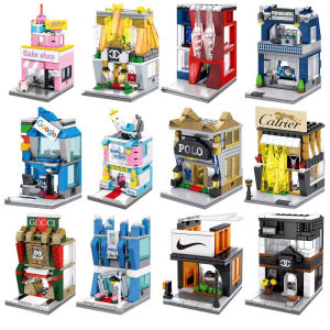 Educational Building Blocks Mini City Scenery