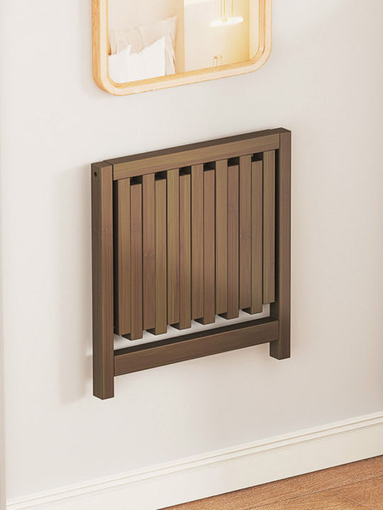Foldable Entrance Bench Wall Mounted Shoe Changing Simple Design ...