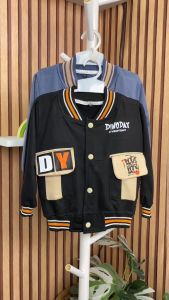 [FREE TAS] HAYUK KIDS X DINODAY Jaket Varsity Anak Laki Perempuan - Jaket Baseball 1 - 11 Tahun