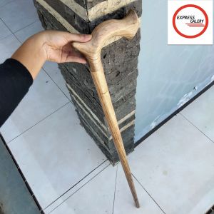 tongkat jalan kayu gaharu merah motif culak D30