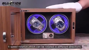 SG Watch Winder Box Automatic For 1 2 4 Slot Wooden Watch Storage Box Wood Watches Box