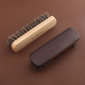 Horse Hair Brush Leather Material Desktop Cleaning Dandruff Processing Handmade DIY Leather Leather Carving Tool 4840