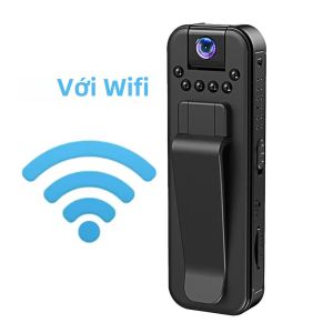 JOZUZE L7 Camera Mini Wifi Cơ Thể Di Động Đầu Ghi Hình Kỹ Thuật Số 1080P Tầm Nhìn Ban Đêm Hồng Ngoại Nhỏ BodyCam Có Hỗ Trợ MicroSD
