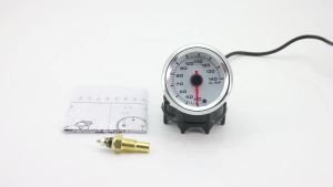 RYSJM | Đồng Hồ Đo Nhiệt Độ Dầu Ô Tô Đa Năng 52mm 40-140 ° Đồng Hồ Đo 2 Inch Với Cảm Biến 1/8 NPT Đèn Nền LED 7 Màu Dành Cho Đua Xe Mô Tô