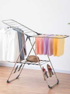 ตู้อบแบบพับได้ในร่ม ทำจากเหล็กสแตนเลส สำหรับใช้ในห้องนอน ระบายอากาศได้ดี ปีกพับได้ สำหรับการอบผ้าและผ้าฝ้าย