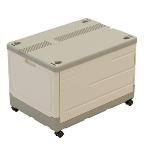 Large Capacity Book Storage Box with Pull Rod And Wheels Toy Organizing Box Foldable Wardrobe Essential for Home And School