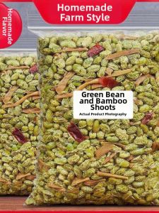 Water Boiled Green Bean Peanuts and Bamboo Shoots Snack