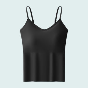 MiiOW | Ice Silk Strap Vest Womens Summer New Style Bra Integrated Slim Fit Beautiful Back Base Shirt Inner Wear Outer Wear