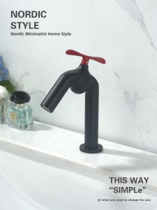 BANGPU | Hot and Cold Copper Bathroom Sink Faucet