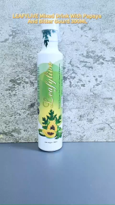 #SokongMalaysia Leafylive 300ML Papaya Leaf Juice with Bitter Melon | Herbal Botanical Drink | Support Dengue Recovery Leafy-live Leafylife
